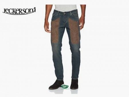 JECKERSON Jeans Alcantara-Patch