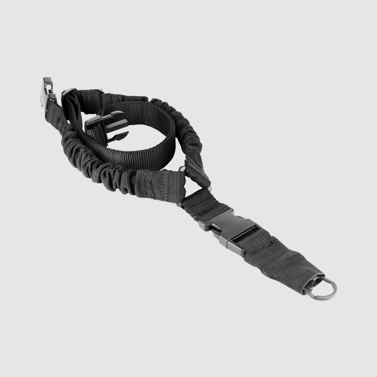 AIM SPORTS ONE POINT HD Bungee Sangle de Fusil Clip en Acier Manchon BLK, image 1 sur 3