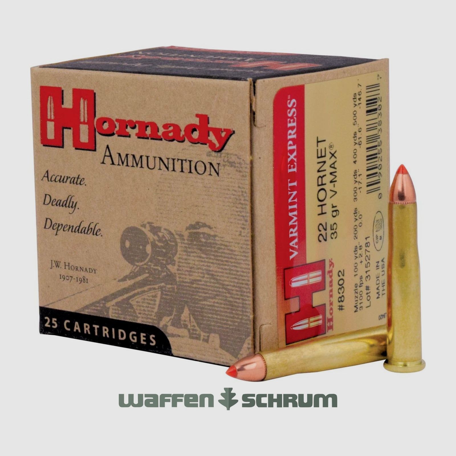Hornady V-Max 2.3g - 35gr. .22 Hornet