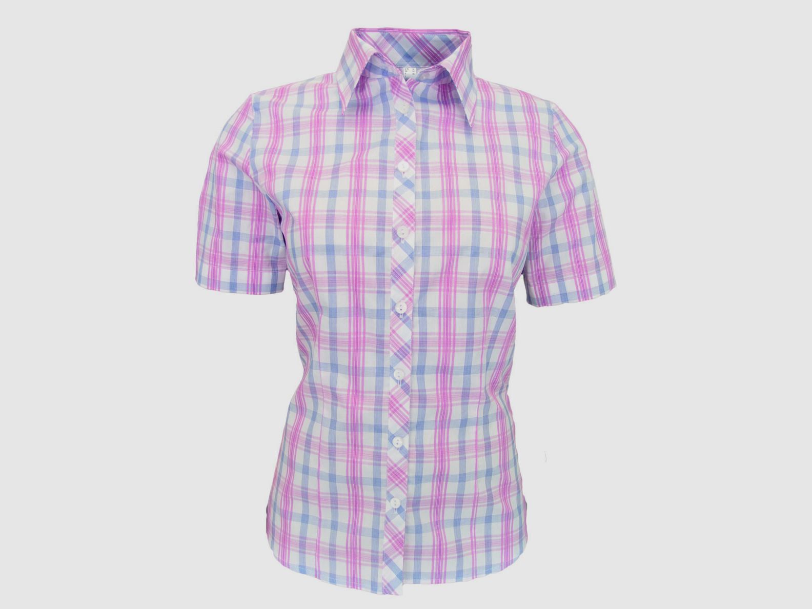 Condor Dames blouse 1/2 arm, Knopen