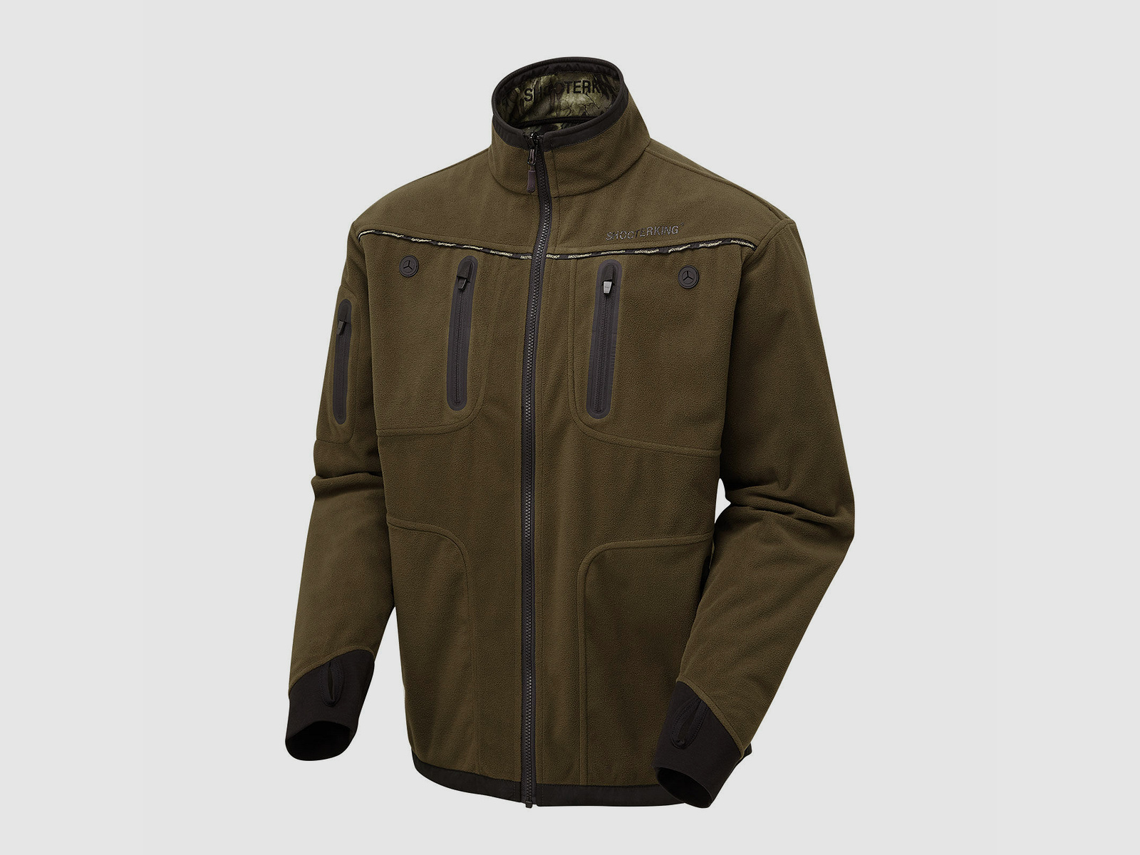 SHOOTERKING Giacca Softshell Woodlands Reversibile D1232