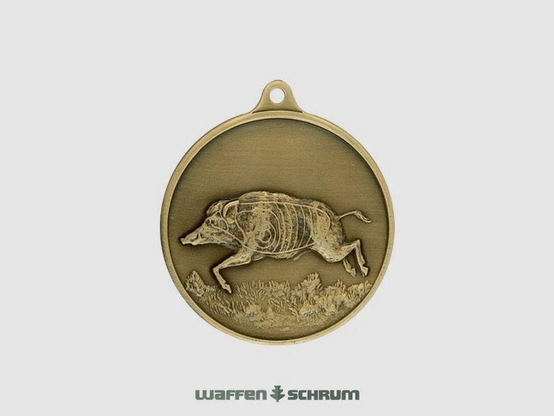 Steinhauer&Lück Jagdmedaille Keiler 40 mm bronze