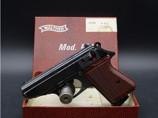 Walther PPK Kaliber 7,65 Browning  BJ 1970 Holzgriff	 PPK