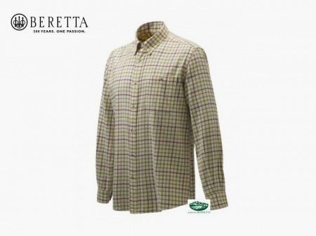 BERETTA Camicia quadri viola LUA1011X