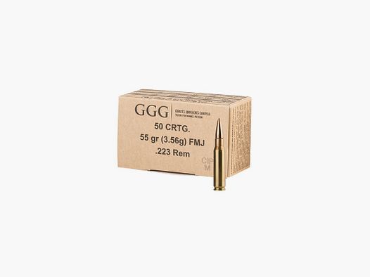 GGG 223 REM 55 GRS FMJ GPR11 50 STK