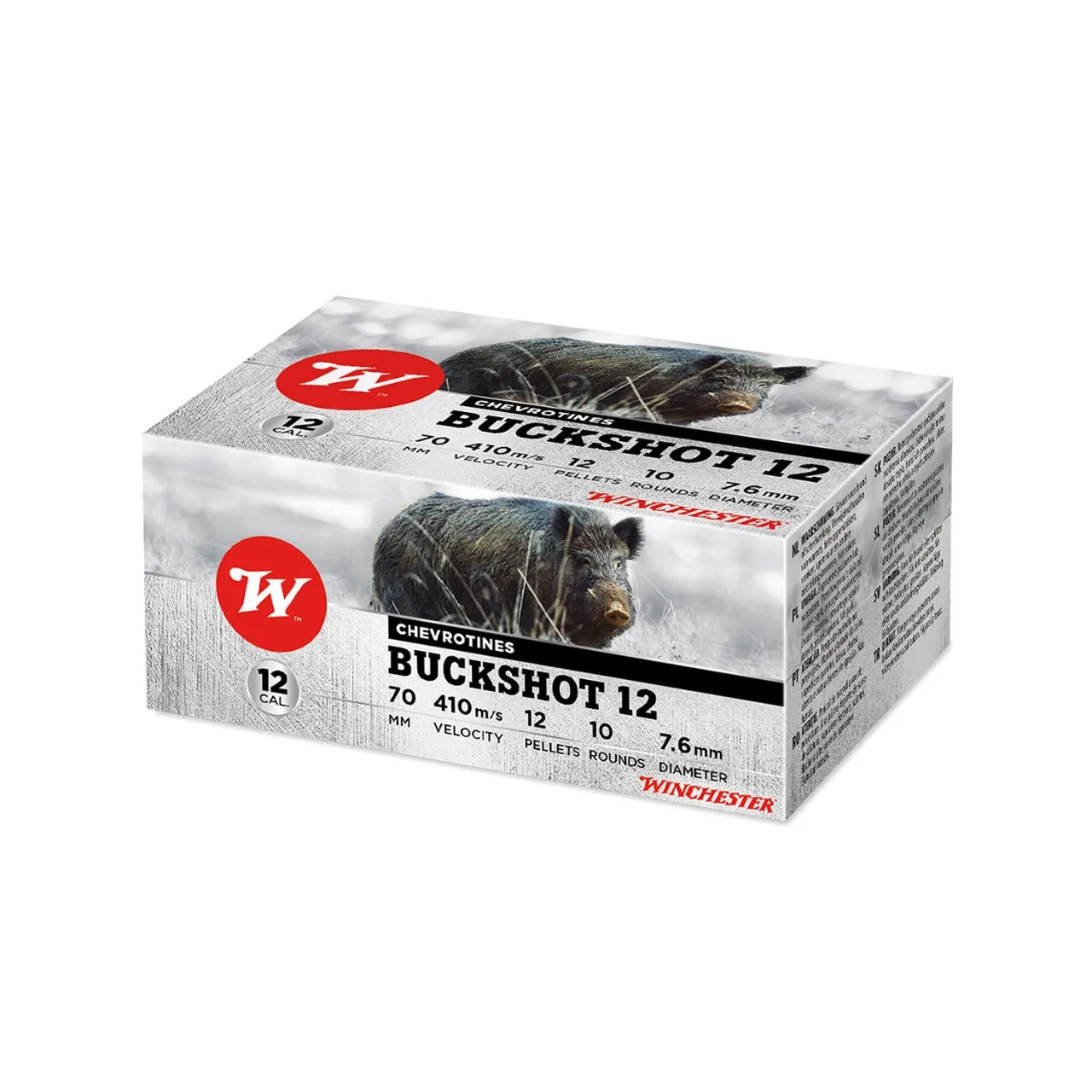 Winchester STANDARD BUCKSHOT – 12-70 – 38.00 – p9/0