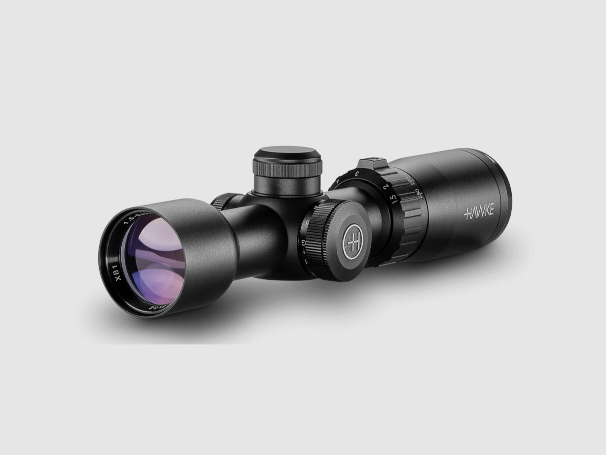 HAWKE 12221 Crossbow Scope XB1 1.5-5x32 SR Illuminated Reticle
