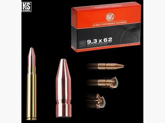 OGIVE Kal.9,3 RWS KS 247 GRAINS Schachtel 50 Stk.
