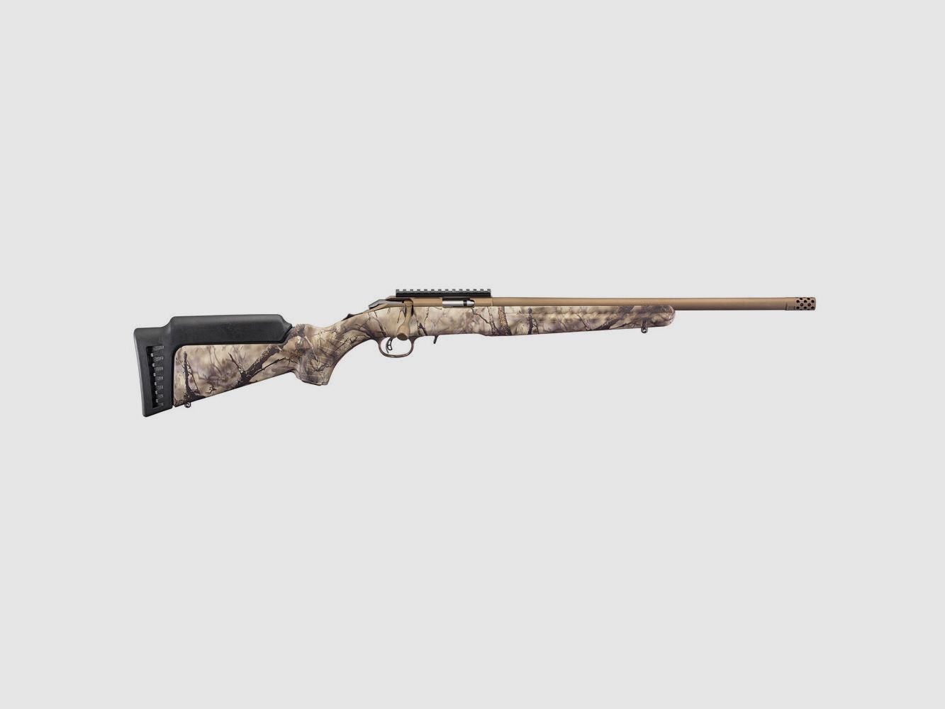 Ruger AMERICAN® RIMFIRE .22 WMR 18"/46CM CAMO 1/2"-28