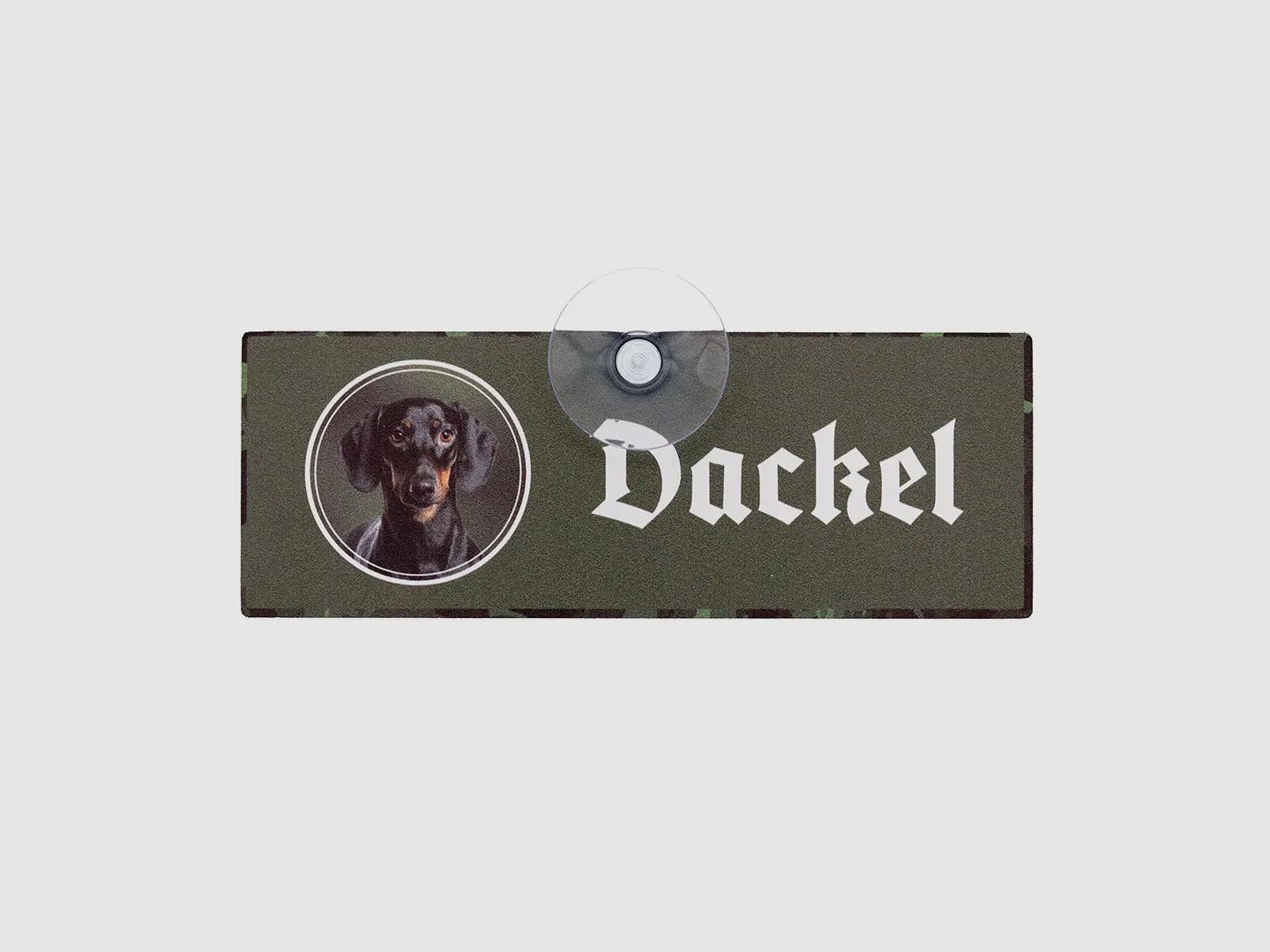 Wilde Hilde Autoschild Korthaardackel