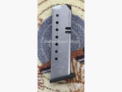 Smith & Wesson Pistolenmagazin für Mod. M945/4906 Kal. 45 ACP 8 Schuss