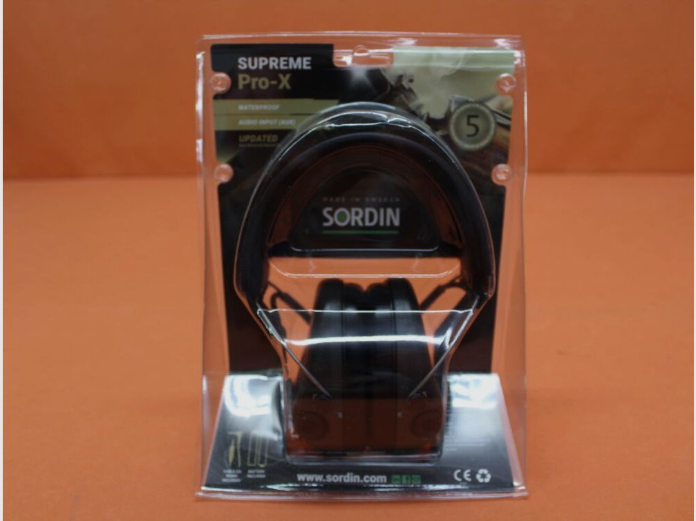 Sordin Sordin Supreme Pro-X Kapsel-Gehörschutz Grün elektronisch/ digital, Abschaltautomatik (75302-X/L-S)