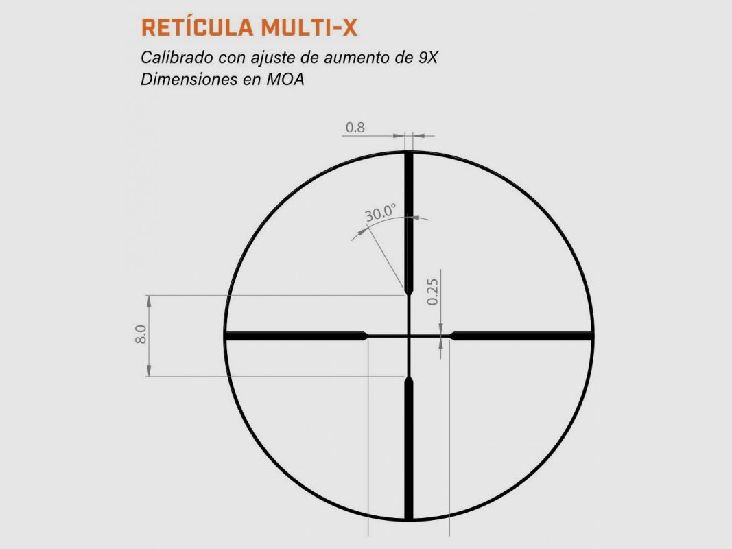 Zielfernrohr BUSHNELL R3 3-9x50 Multi-X, Bild 7 von 7