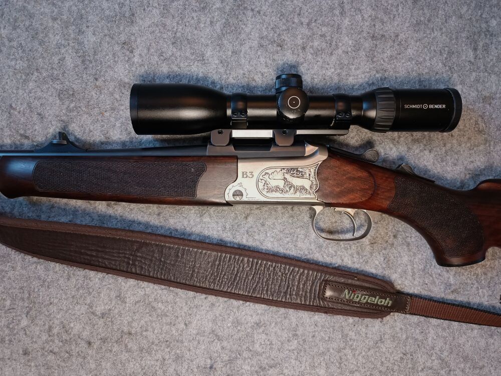 Merkel Suhl B3 Jagd Bockdoppelbüchse mit ZF S&B Zenith 1,5-6x42