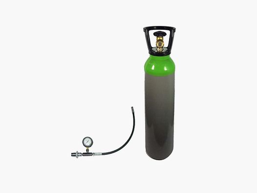 300-bar 6-liter bottle for PCP air rifle + filling kit with holder