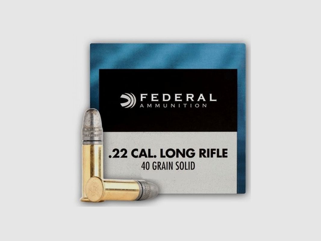 FEDERAL 22 LR 40 GRS SOLID 500 PCS PAQUETE