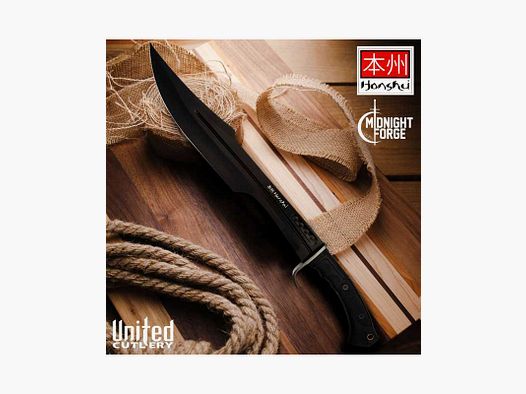 United Cutlery Honshu Spartan Midnight Forge Schwert UC3345B black