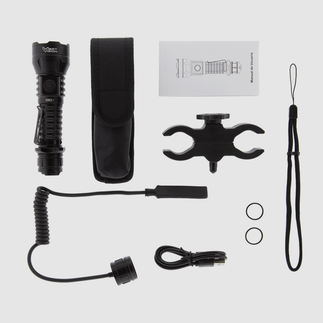 LED-Lampe B-Vision FORCE ONE 1.000 Lumen mit Jagdset, Bild 3 von 11