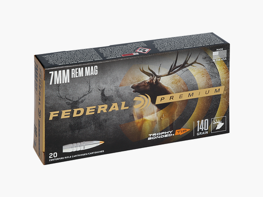 Balles Federal Ogive Trophy Bonded Tip Calibre 7mm Rem Mag