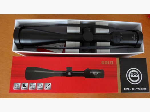 GECO Geco lunette de visée Gold 2,5-15x50i, réticule 4 éclairé