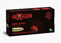 Geco 9mm Luger Hexagon SX 124grs.