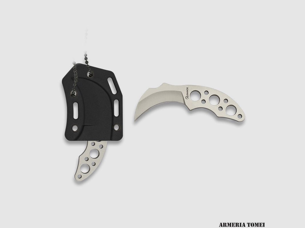 ALBAINOX – NECK KNIFE met Schede