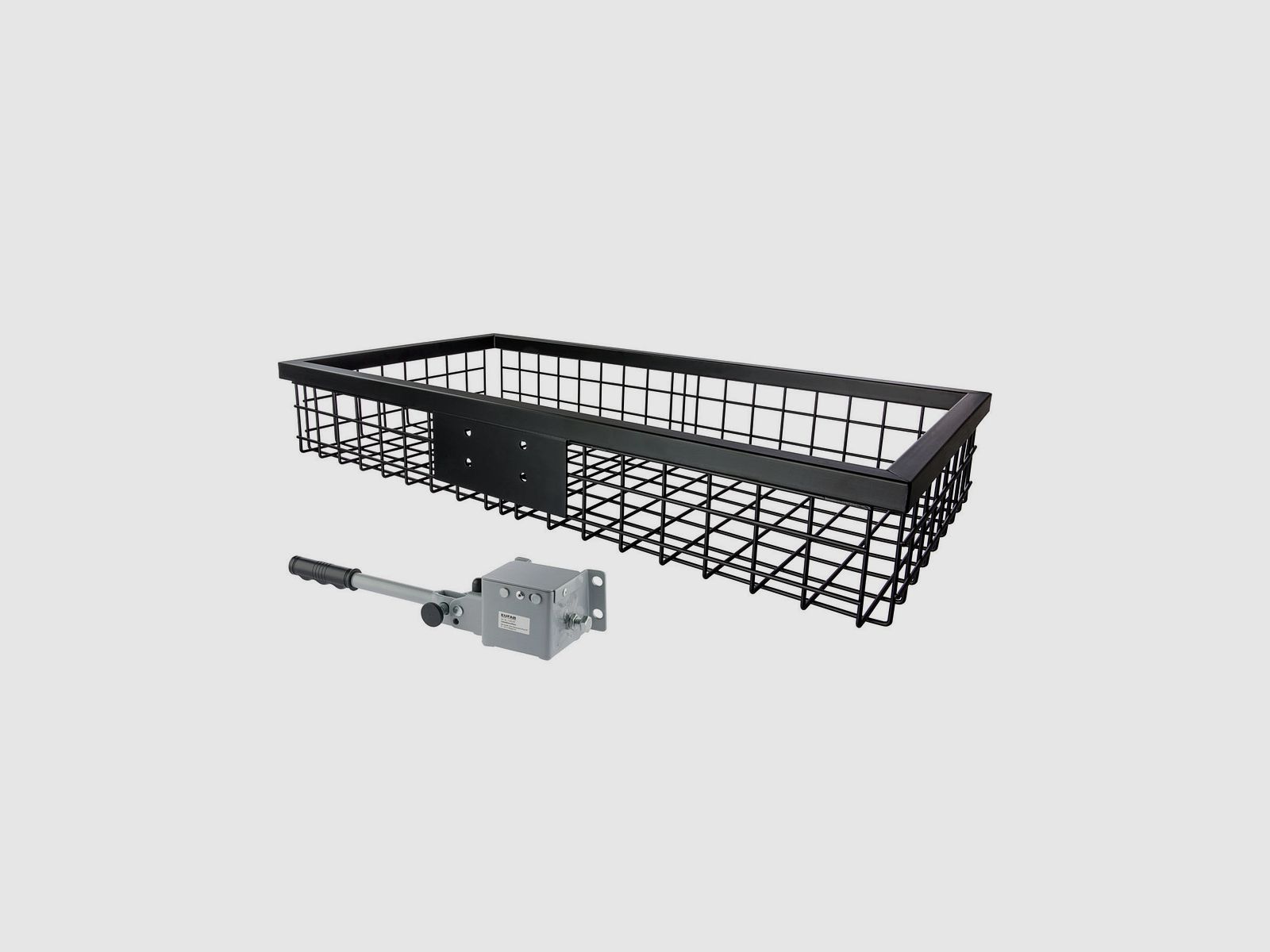 Heckträger 1020x530x165 mm beschichtet mit Schnellkupplung