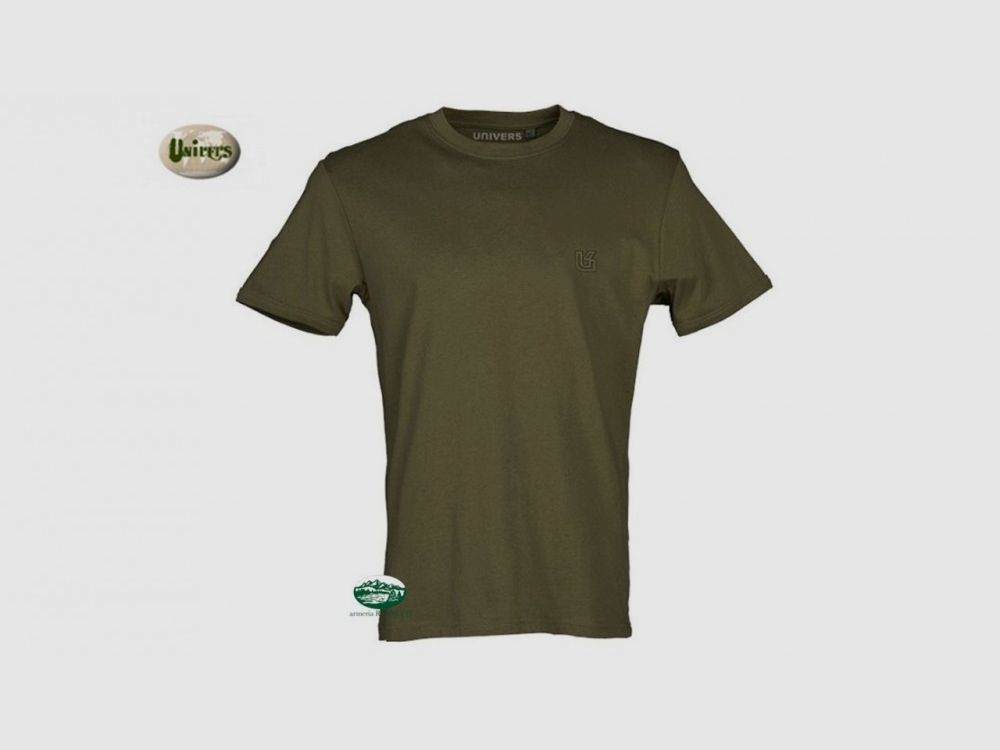 UNIVERS T-SHIRT Baumwolle grün