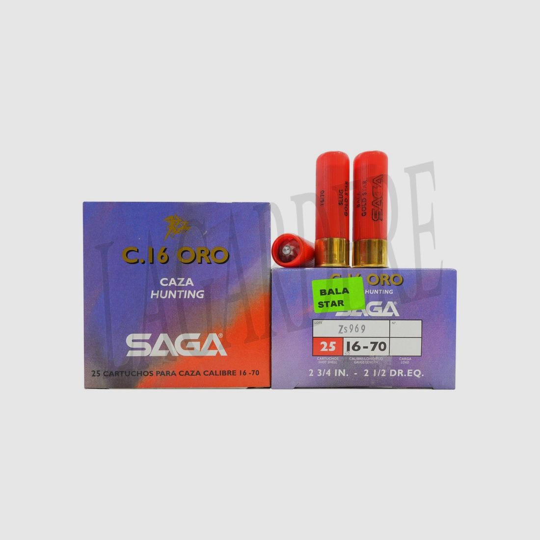 SAGA BALA GOLD STAR(CARTOUCHE A BALLE)