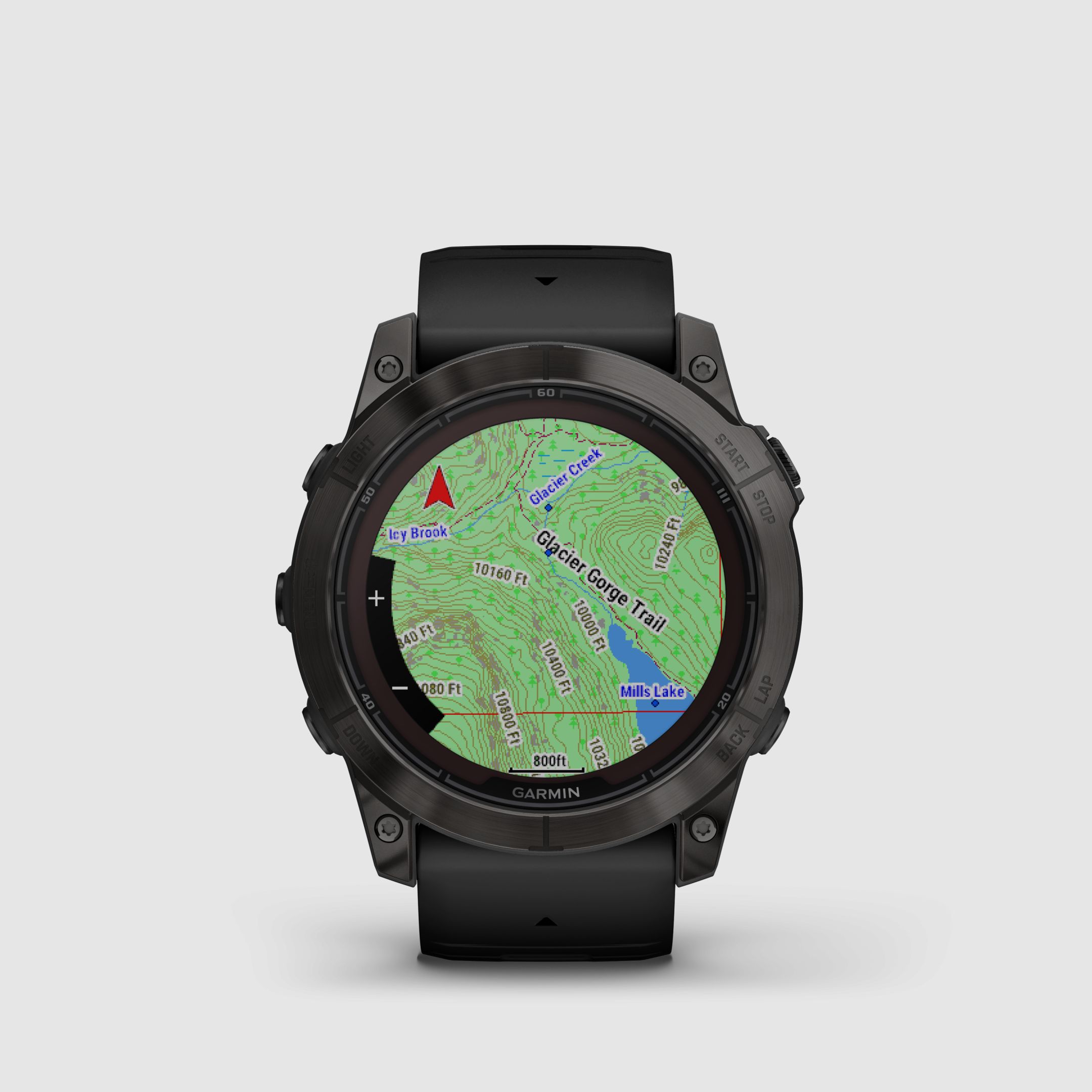 Garmin fēnix® 7X Pro – Edizione Sapphire Solar, Nero/Grigio Carbonio Titanio con cinturino in silicone QuickFit® da 26 mm