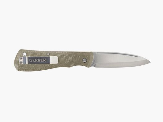 CUCHILLO PLEGABLE GERBER MANSFIELD LISO OLIVE