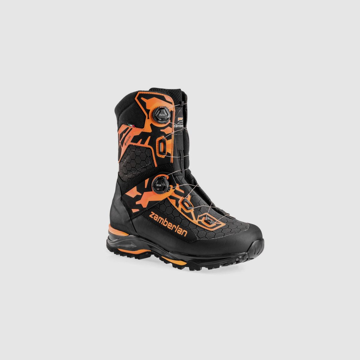 3032 ULL GTX PRIMALOFT RR SCHWARZ ORANGE GRÖSSE 46