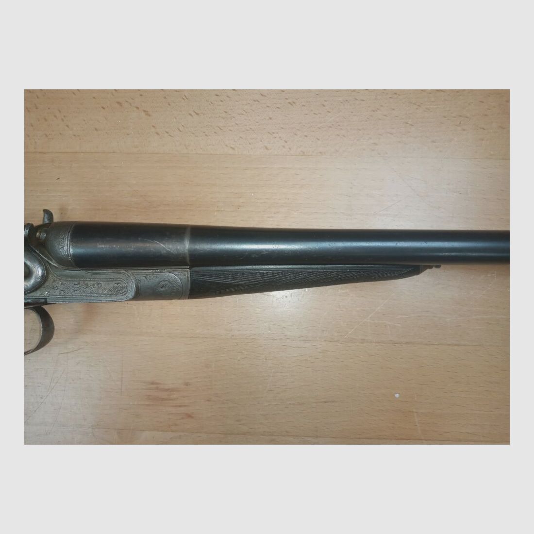 Belgian double-barreled shotgun
