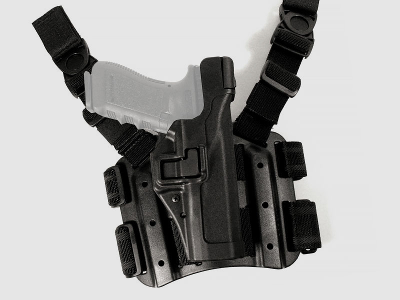 BLACKHAWK Serpa TAC L3 Thigh HOLSTER Glock 17, 19, 23, 31 & 32 up to Gen5, 22 up to Gen4 - RIGHT