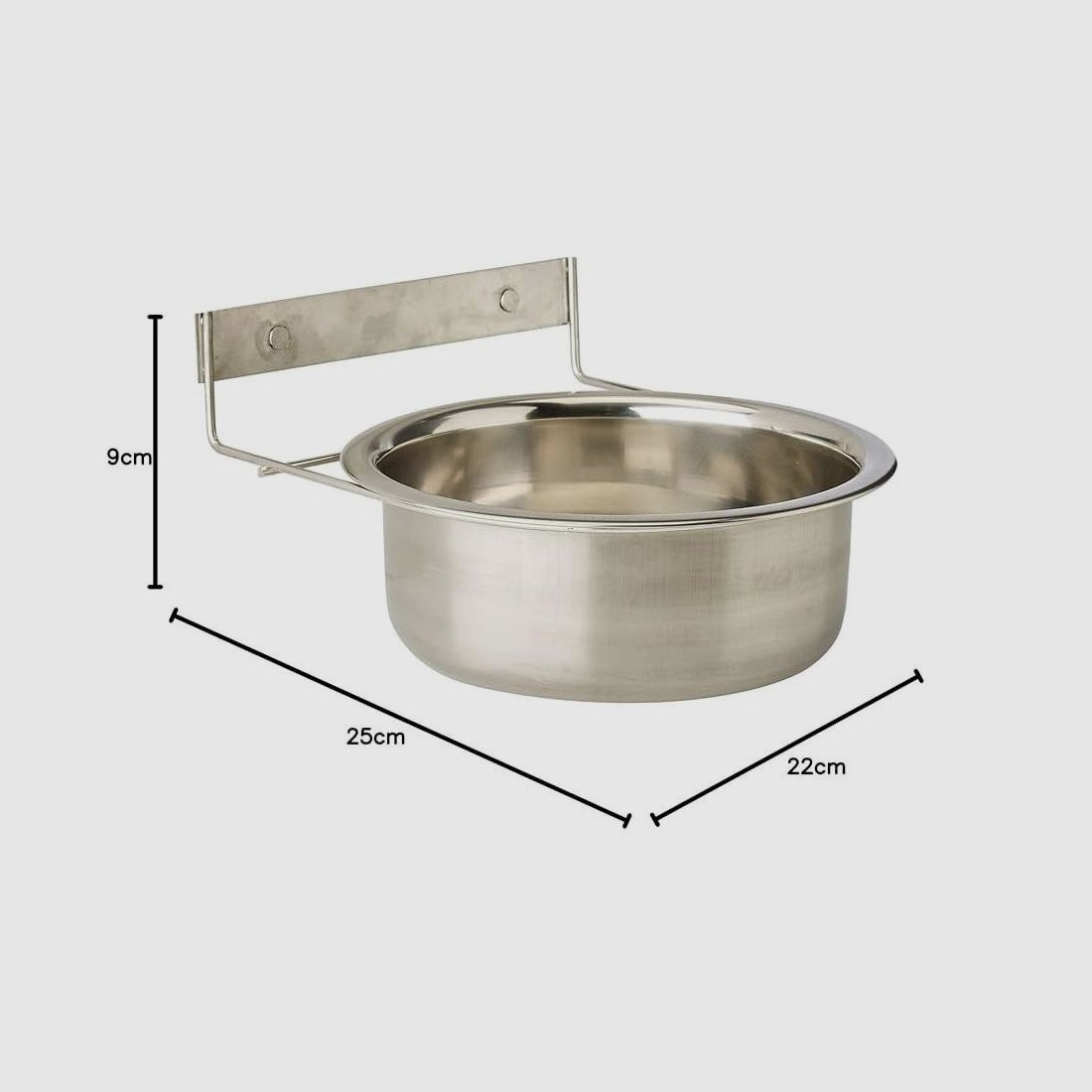 Stainless Steel Container 20 cm - Durable and Hygienic - Easy to Clean - Ideal for Feeding Your Dogs, image 2 of 5