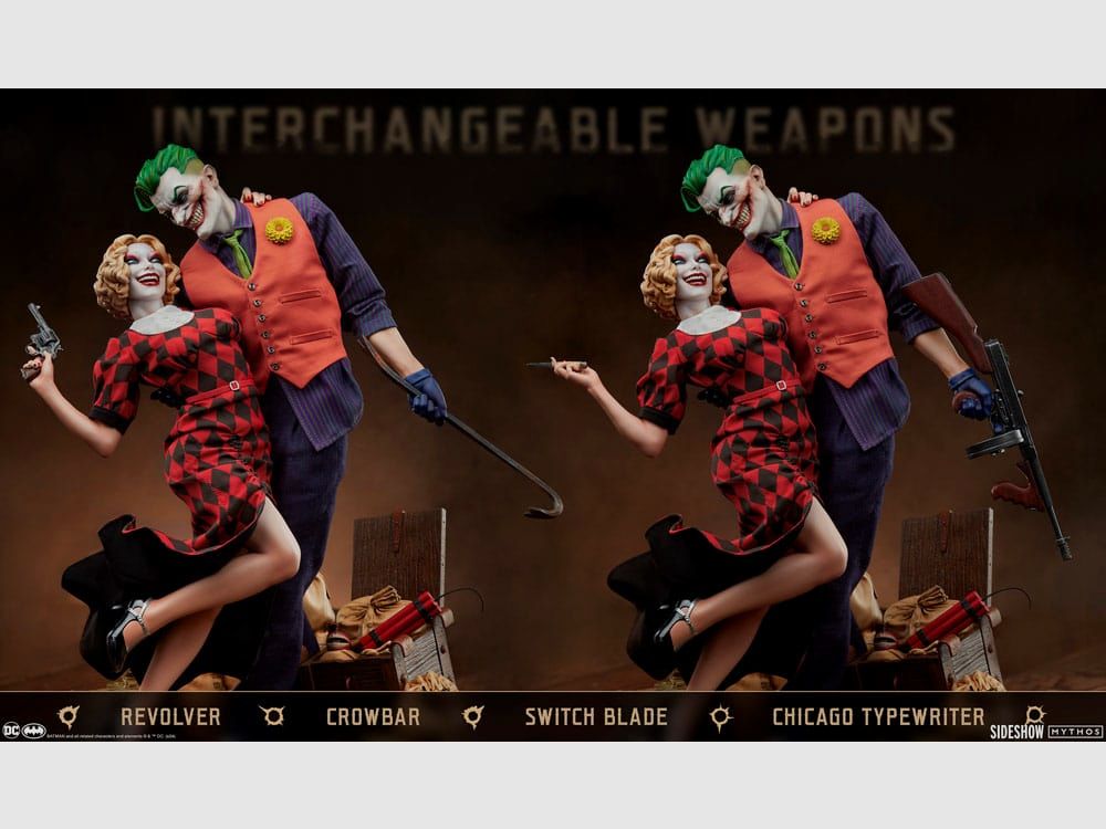 DC Comics Mythos Statue 1/5 The Joker and Harley Quinn: Lawless Love 41 cm | 43335