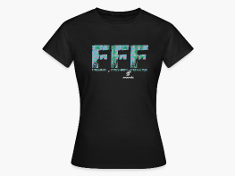 FFF - firearms, fireworks & firewater - Frauen T-Shirt Navy