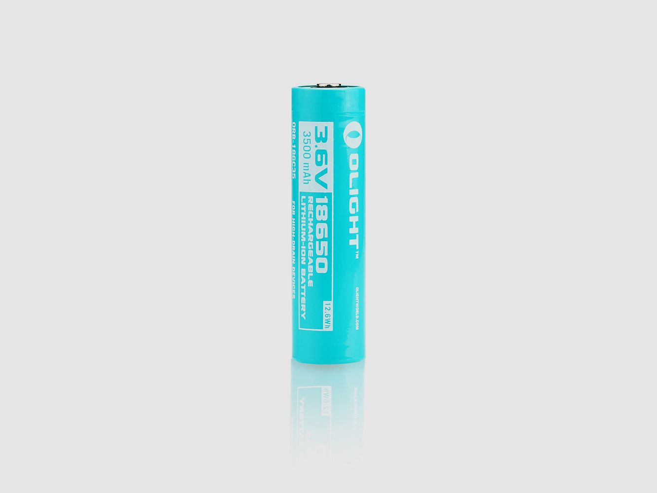Batterie rechargeable 18650 3500 mAh avec PCP +/- Olight, image 2 sur 2