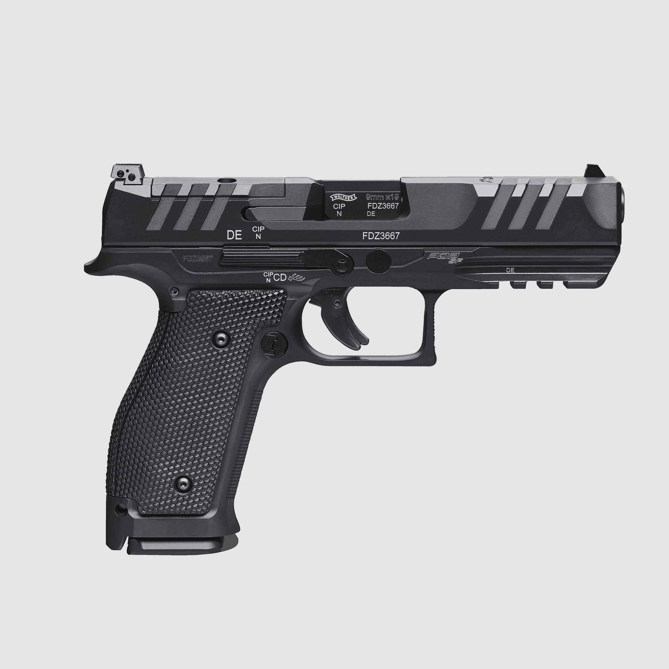 WALTHER PDP Full Size STEEL FRAME FS 4.5" 9mm Luger semi-automatic pistol