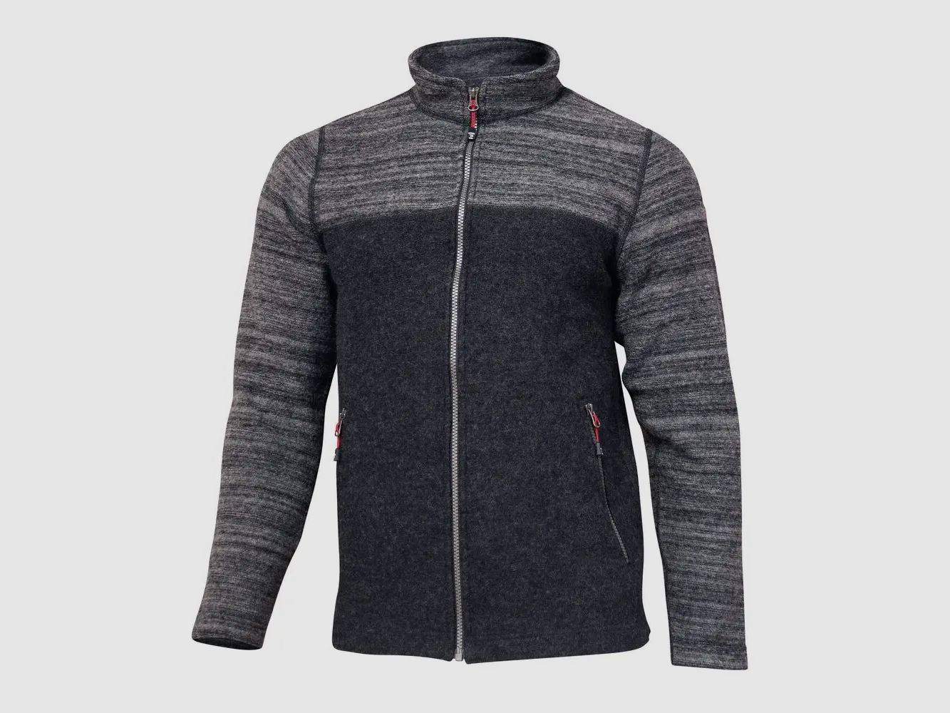 Ivanhoe Wolljacke Jon mit Stehkragen (Anthrazit)