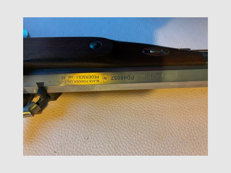 Percussion muzzleloader pistol Pedersoli Charles Moore Target caliber 45 (P18) from estate, image 2 of 6