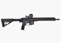 Schmeisser AR15-9 M4FL 9×19 mm Black 14.5″ – Met Falke LE QL GEN2 Red Dot