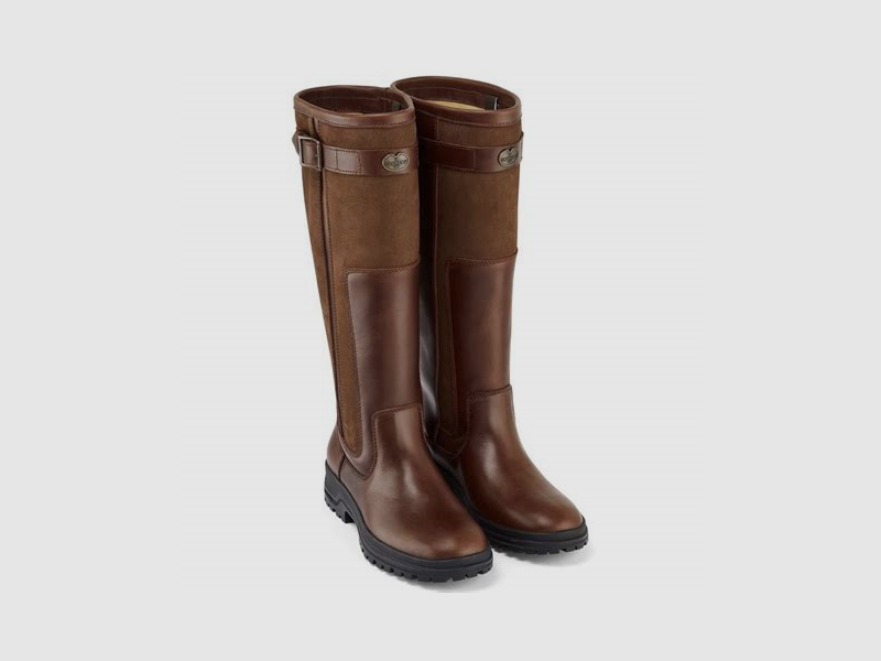 Le Chameau Jameson Standard Fit Lederstiefel W Caramel, Bild 2 von 3