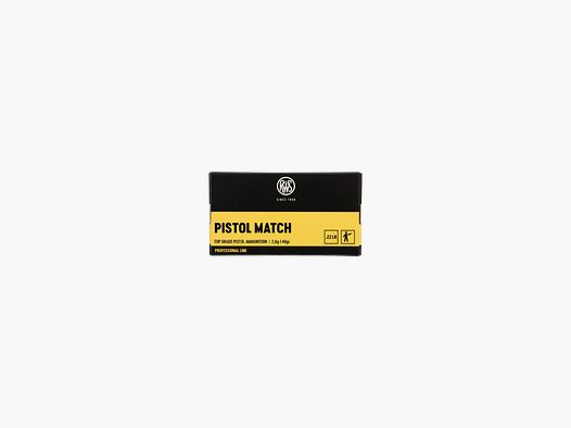 Munición RWS 22 LR Pistol Match SR