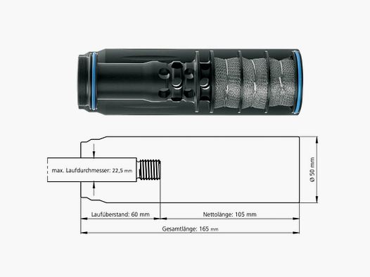 Schalldämpfer ERA®Silencer SOB 3D