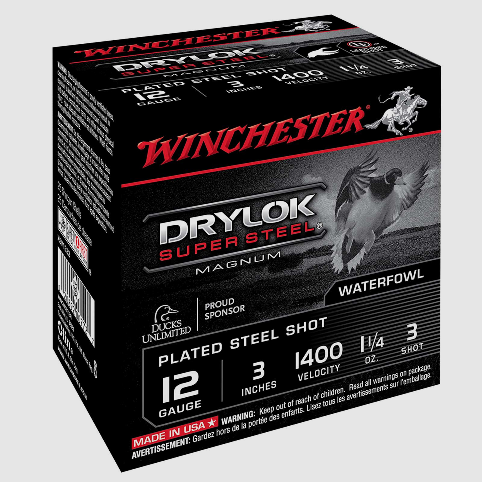 Winchester Drylock Super Steel .12/76 35g #3 (3.5mm) 25 cartridges