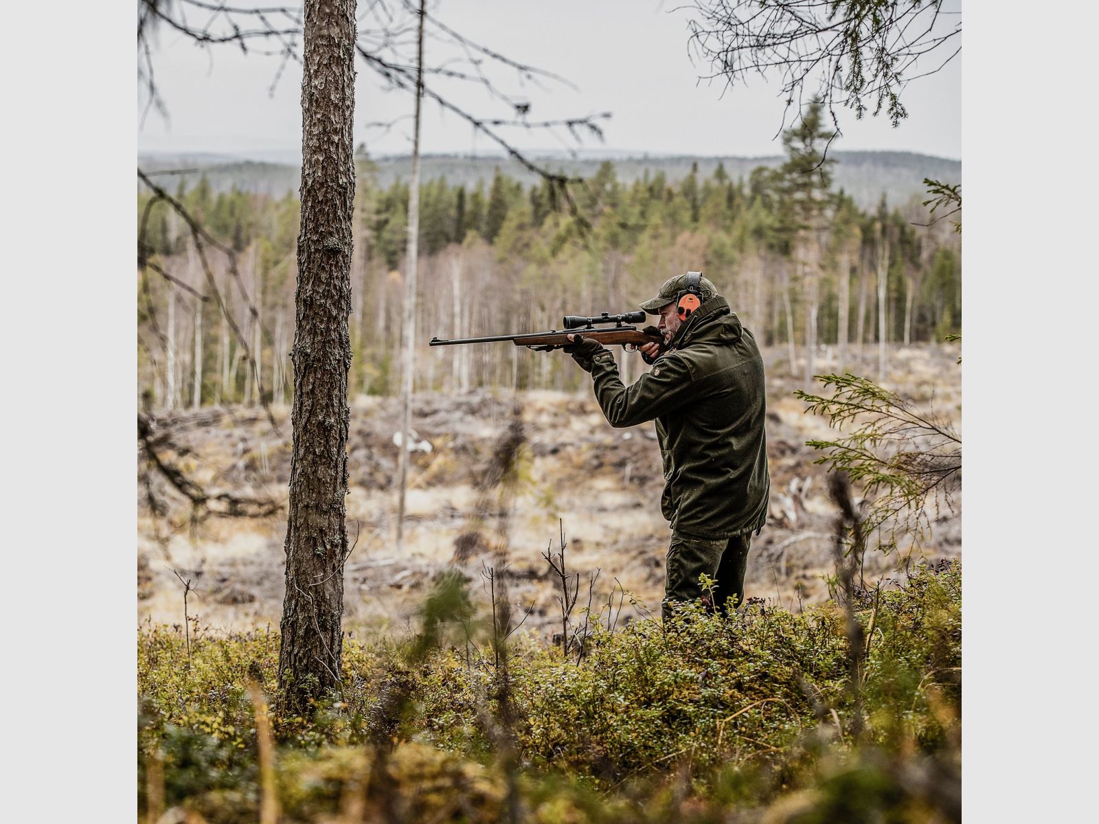 FJÄLLRÄVEN Lappland Camo Cap Green Camo