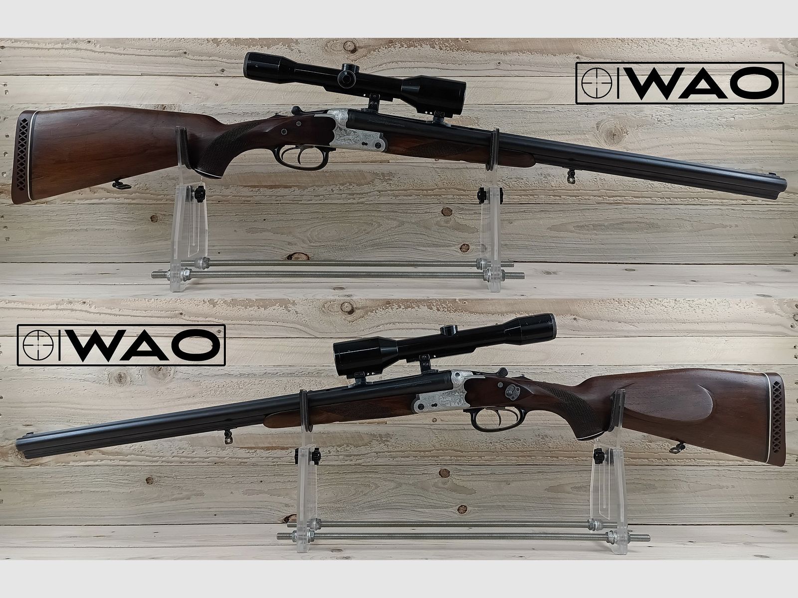 Sauer & Sohn Mod. 3000 Luxus Drilling, Kal.: 7x57R; 16/70 *mit Optik*