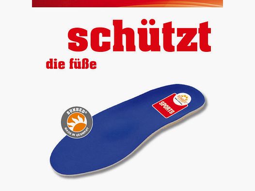 Sunbed Sports Schuheinlagen