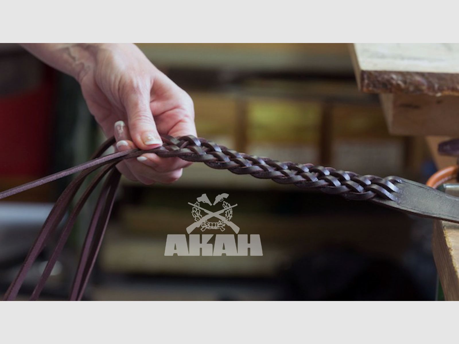 Cinghia per fucile AKAH completamente intrecciata